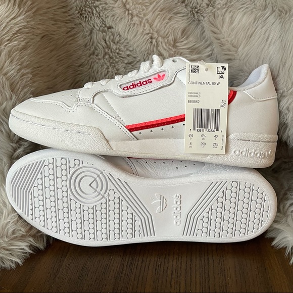⛔️SOLD⛔️Adidas CONTINENTAL 80 'WHITE SCARLET FLASH RED' - Picture 3 of 12